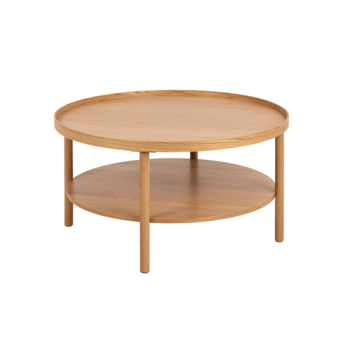 Rebellenclub Salontafel Jango - ø80 cm - Eiken - vtwonen shop