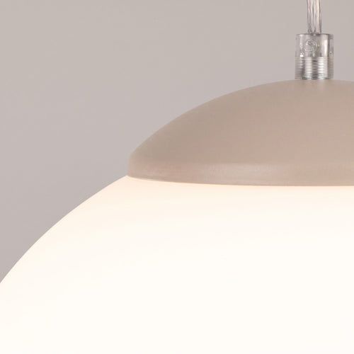 Sollux Lighting Hanglamp UGO 40 taupe - 40x40x130cm