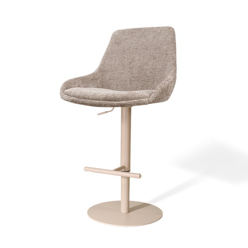 Nolon Niva-Isa tulp barkruk bruin verstelbaar - beige poten