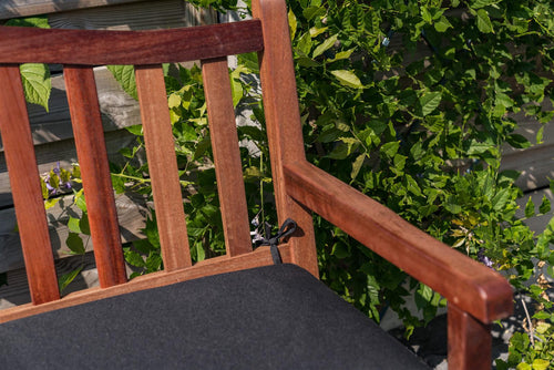 MaximaVida bankkussen Havana zwart 150 x 48 x 8 cm - waterafstotend
