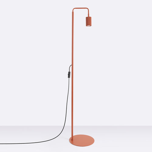 Sollux Lighting Vloerlamp KARBON 1 rode oker - 30x30x160cm