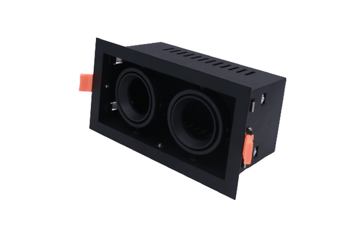 Artdelight Inbouwspot Tavira 2L - Zwart