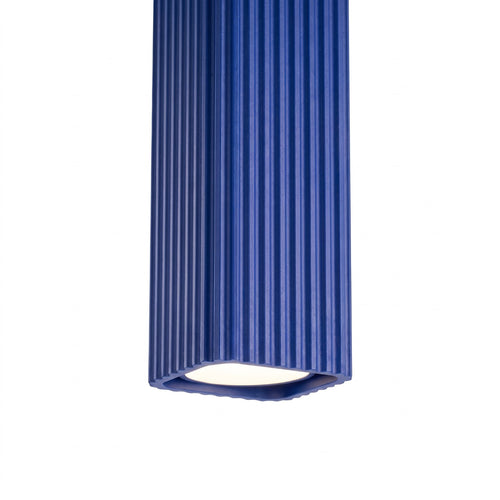 Sollux Lighting Hanglamp RAYO 1 ultramarijn - 8x8x118cm