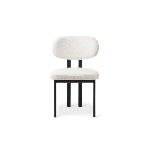 Set van 2 stoelen met gesp Sam boucle wit - 52x51x82cm