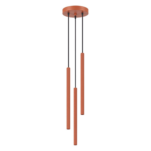 Sollux Lighting Hanglamp ARCHE 3P rode oker - 20x20x120cm