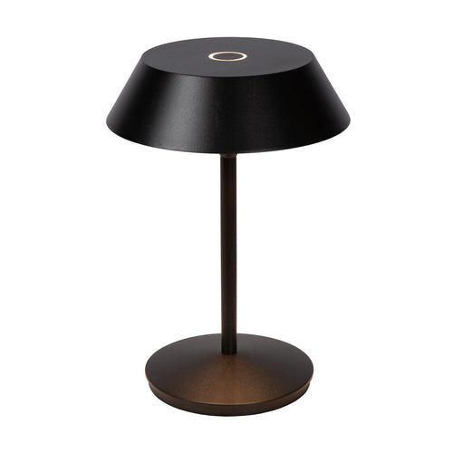 Atmooz tafellamp Balto - zwart - Ø 15 x H 21,5 cm - geïntegreerde led