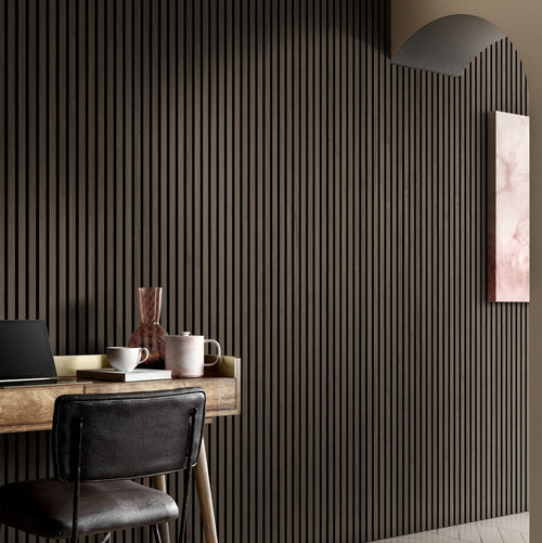 Home Deluxe Akoestisch paneel SONIC gerookt eiken - 80 x 40 cm
