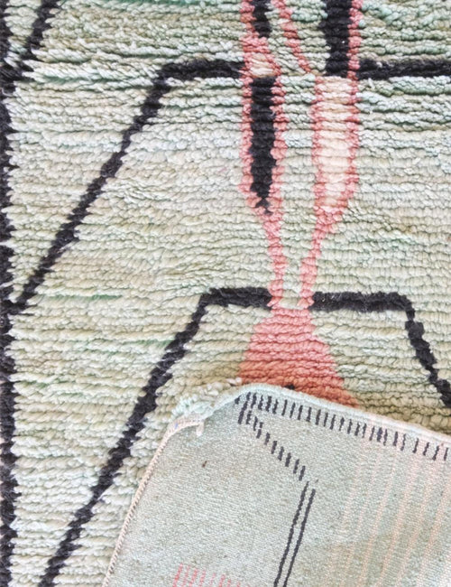 AFK Living vloerkleed Berber - handgemaakt - Wol - 81 x 294 cm