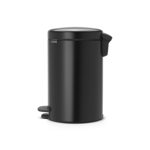 Brabantia NewIcon Pedaalemmer, 12 liter, kunststof binnenemmer - Matt Black