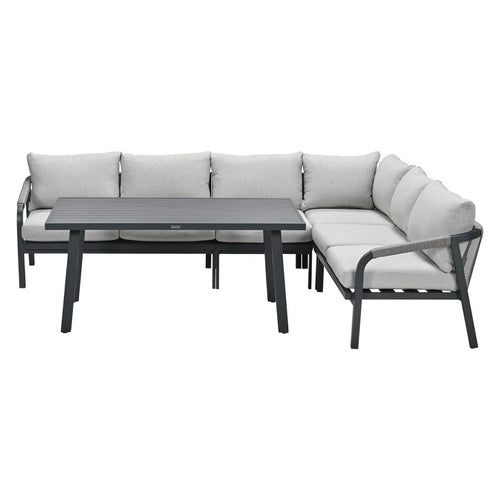 Garden Impressions lounge dining set Tarera donker grijs 5-delig - vtwonen shop