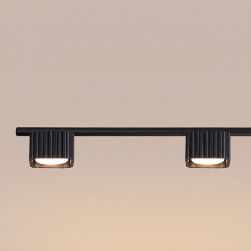 Sollux Lighting Kroonluchter RIFF 4 zwart Gx53 - 122x10x208cm