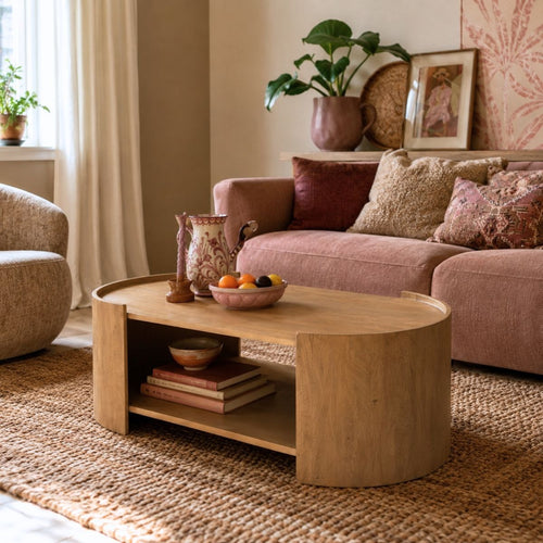 DÉJA Living Salontafel Xandrine - Naturel Hout - 110cm