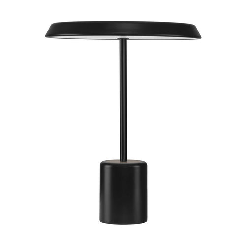 Nova Luce OPHELIA Geïntegreerde LED-tafellamp matzwart/fineer LED 17W 1156lm 3000K