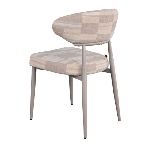 DÉJA Living Eetkamerstoel Nora - Greige Stof - Set van 2 - vtwonen shop