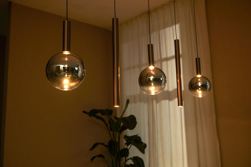 Lucide hanglamp JASMINE - Geïntegreerde LED - Koper