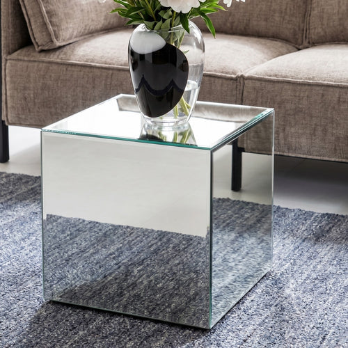 Kare Design Bijzettafel Luxury 45x45cm zilver