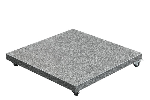 Special Hawaii granieten parasolvoet - 90 kg - space grey -verrijdbaar