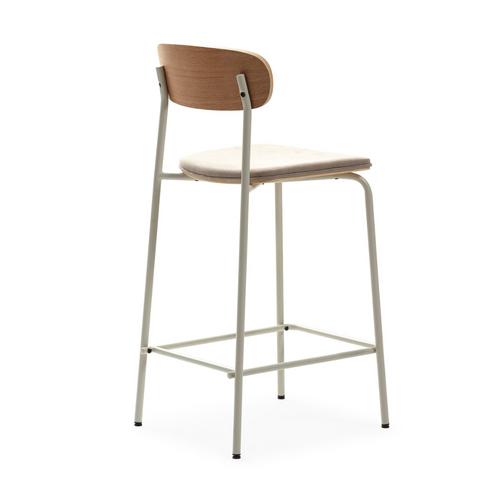 Calicosy - ADRIANA Set van 2 krukken - Grijs - 48x42x66 cm