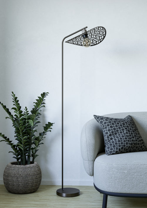 EGLO vloerlamp Swaby - 159.5 cm - brons - vtwonen shop