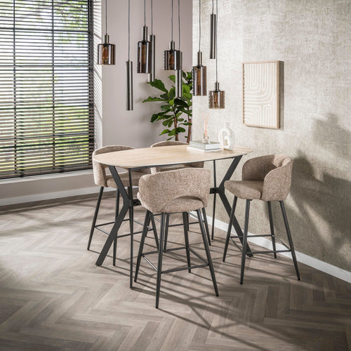 Giga Living Bartafel Romano - Deens Ovaal Travertin - 140x75x90cm
