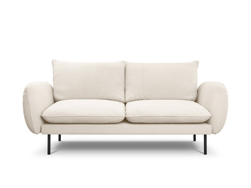 Cosmopolitan Design Bank Vienna 2-zits, boucle, beige - 92x160x95cm