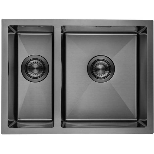LOMAZOO dubbele spoelbak Galaxy - met accessoires - RVS - 59.5 x 45 x 20 cm