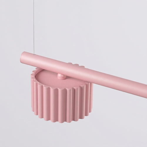 Sollux Lighting Kroonluchter AURA 4 roze Gx53 - 122x10x208cm