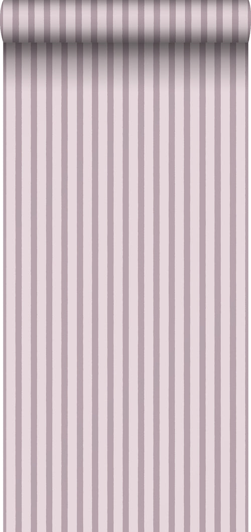 Sanders & Sanders behang geschilderde strepen paars - 50 x 900 cm - 935399