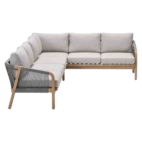 Garden Impressions lounge dining set Alora grey sand - 2-delig rechts