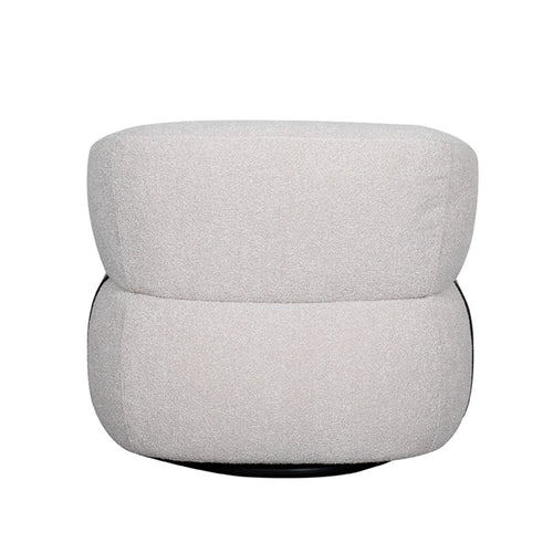 LABEL51 Fauteuil Valenza - Naturel/Zwart - Draaibaar - vtwonen shop