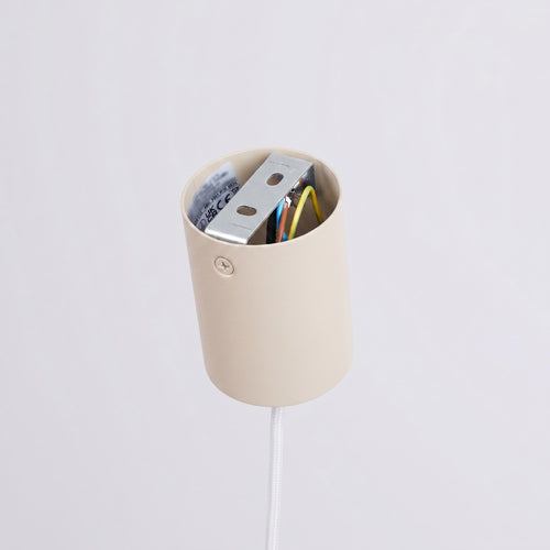Sollux Lighting Hanglamp NOX 40 beige - 40x40x135cm