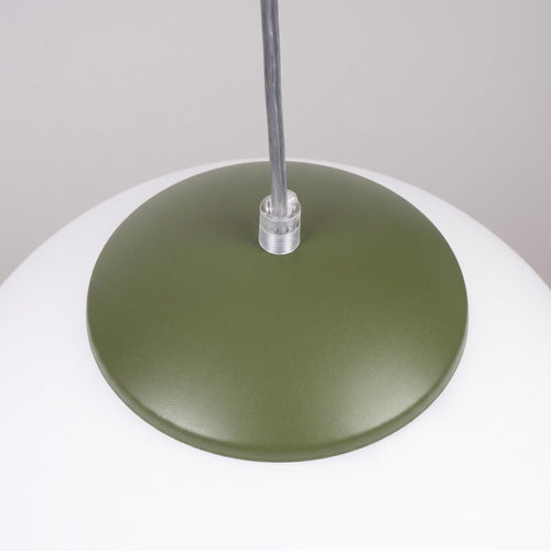 Sollux Lighting Hanglamp UGO 30 olijfgroen - 30x30x120cm