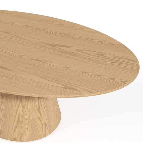 Premium Interiors - Eettafel BOSCA - multiplex lichte eik 200cm