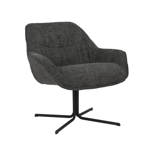 Starfurn  fauteuil Mila - grijs - 77x80x52cm