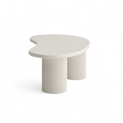 Furnhouse salontafel Wave - Crème wit - Ø 130 cm