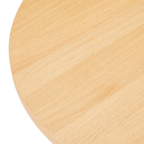 Giga Meubel Eettafel Vancouver - Rond - Eiken fineer - 120cm - vtwonen shop