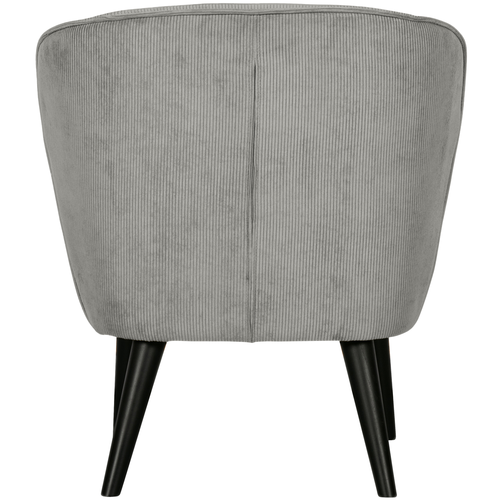 WOOOD fauteuil Sara - Polyester - Grijs/Groen- 71x59x70 - vtwonen shop