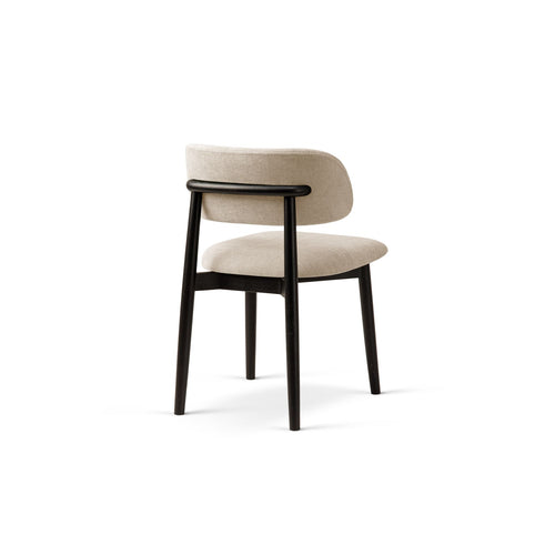 Set van 2 stoelen Evan chenille beige - 51x49.5x77cm