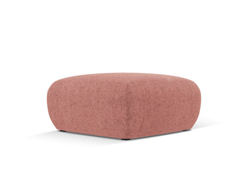 Cosmopolitan Design Poef Nolio chenille, roze - 75x75x36cm
