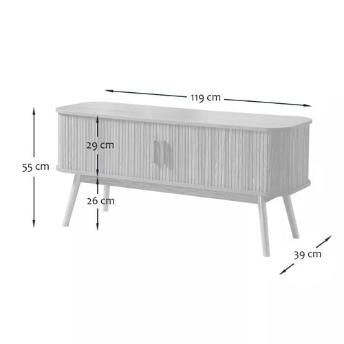Calicosy - ERNEST TV-meubel - Licht hout - 39x119x55 cm