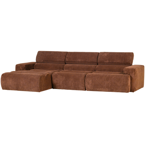 WOOOD chaise longue bank links Novi - Ribstof - Terra - vtwonen shop