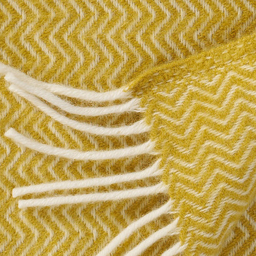 Klippan 100% wollen deken - Sorbet- geel- 130x200cm - vtwonen shop
