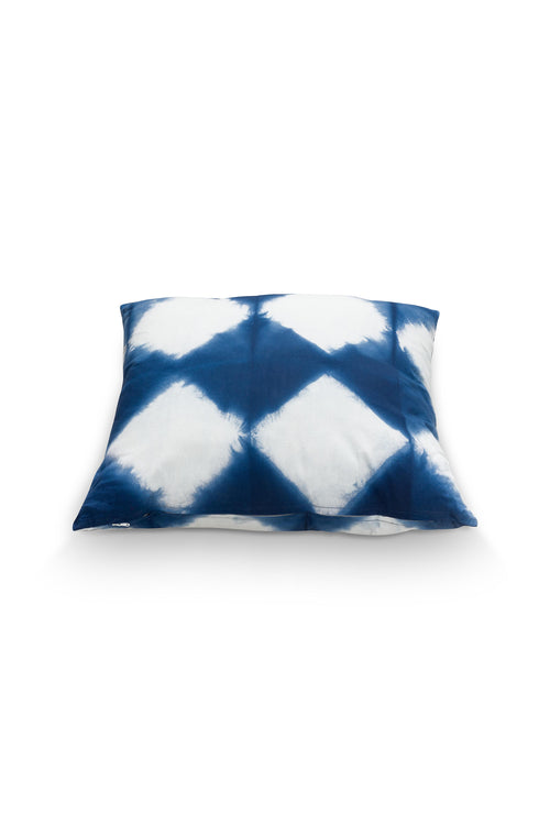 vtwonen - Sierkussen Tie Dye - Blauw, Wit - 50x50cm - vtwonen shop