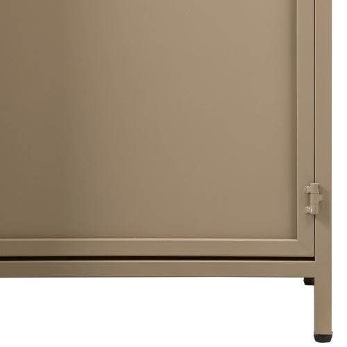 BePureHome vitrinekast Exhibit - IJzer - Khaki - 170x99x44 - vtwonen shop