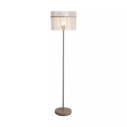 Searchlight vloerlamp Swizzle - 1 lichts - 38  x 152   cm - beige