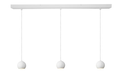 Artdelight Hanglamp Denver 3L - Wit