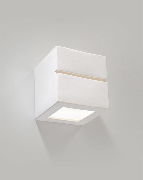 Sollux wandlamp Leo - 1 lichts - 14  x 14   cm - wit - vtwonen shop