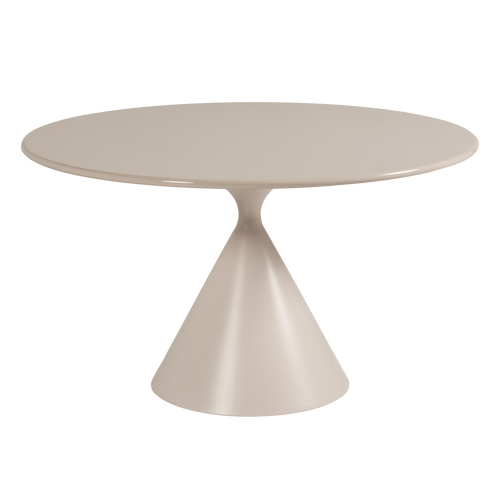 WOOOD eettafel ø130 cm Mavo - MDF - Zand - 75x130x130