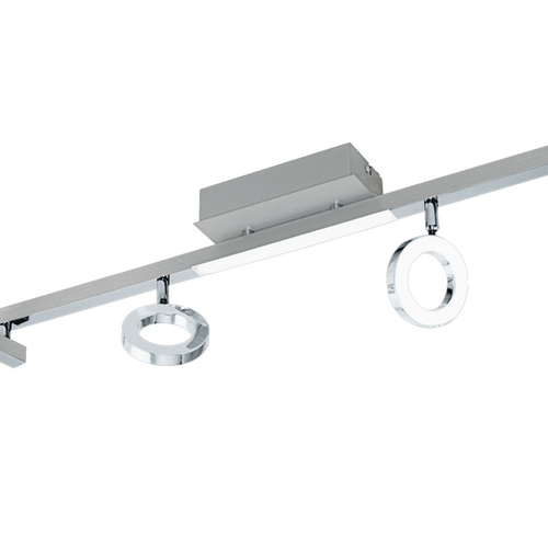 EGLO spot Cardillio 1 - 9 lichts - aluminium, chroom - gesatineerd