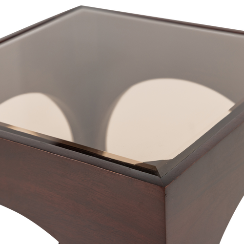 WOOOD bijzettafel Trax - Acaciahout - Bruin - 45x37x37